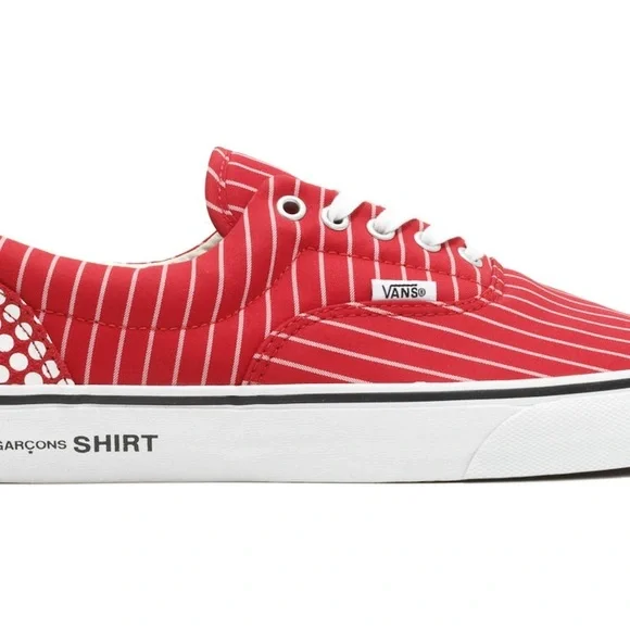 Supreme x CDG x Vans Era Harold Hunter Pinstripe Red Size Women’s Men’s 